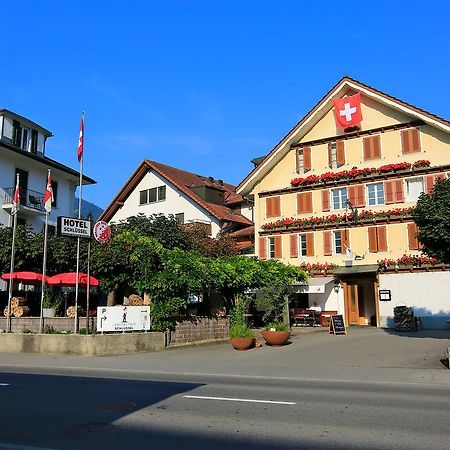 Landgasthof Schluessel Alpnach Buitenkant foto